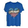 I Love America 4. Juli Amerikanische Flagge - Unabhängigkeitstag T T-Shirt