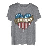 I Love America 4. Juli Amerikanische Flagge - Unabhängigkeitstag T T-Shirt