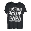 Herren Spruch Beste Papa Tochter Geschenk Partnerlook Vater Tochter T-Shirt
