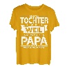 Herren Spruch Beste Papa Tochter Geschenk Partnerlook Vater Tochter T-Shirt