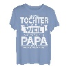 Herren Spruch Beste Papa Tochter Geschenk Partnerlook Vater Tochter T-Shirt