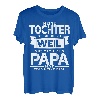 Herren Spruch Beste Papa Tochter Geschenk Partnerlook Vater Tochter T-Shirt