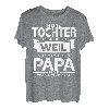 Herren Spruch Beste Papa Tochter Geschenk Partnerlook Vater Tochter T-Shirt