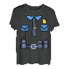 Polizei Kostüm Karneval Fasching Polizist Beamter Kostüm T-Shirt