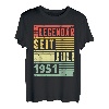 Legendär seit Juli 1951 71. Geburtstag Vintage T-Shirt