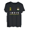 Indien Sport/Fußball-Trikot mit Flagge, Fußball T-Shirt