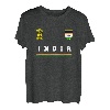 Indien Sport/Fußball-Trikot mit Flagge, Fußball T-Shirt