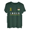 Indien Sport/Fußball-Trikot mit Flagge, Fußball T-Shirt