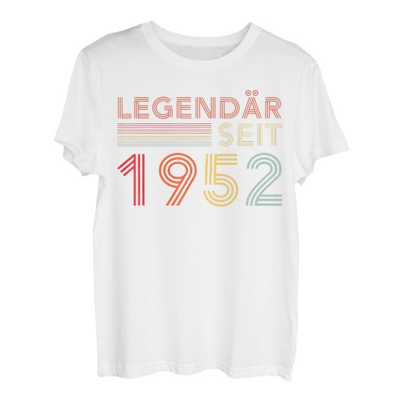 1952 Geburtstag Mann 70 Jahre Deko Lustig 70er 70 Geburtstag T-Shirt -  Hapfox
