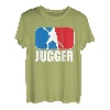 Jugger Trendsport Jugg Pompfen Schild Q-Tip Sport Geschenk T-Shirt