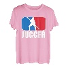 Jugger Trendsport Jugg Pompfen Schild Q-Tip Sport Geschenk T-Shirt