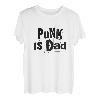 Herren Punk Is Dad - Lustiges Zitat zum Vatertag T-Shirt