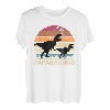 Papasaurus Rex Vater Dinosaurier Familien Dino Papa Saurus T-Shirt