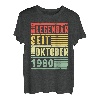 Legendär seit Oktober 1980 42. Geburtstag Vintage T-Shirt