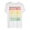 Legendär seit Oktober 1980 42. Geburtstag Vintage T-Shirt