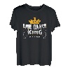 Herren Linedance König King Tänzer Tanzen Western Cowboy Geschenk T-Shirt