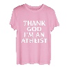 Lustig Ironisch Gott sei Dank bin ich ein atheistischer Freidenker T-Shirt