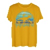 Papasaurus 3 Kinder Vintage Retro Sonnenuntergang Lustiges Geschenk für Papa T-Shirt