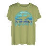 Papasaurus 3 Kinder Vintage Retro Sonnenuntergang Lustiges Geschenk für Papa T-Shirt