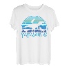 Papasaurus 3 Kinder Vintage Retro Sonnenuntergang Lustiges Geschenk für Papa T-Shirt