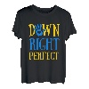 Down Right Perfect Syndrome Awareness Day T21 Ribbon Chromie T-Shirt
