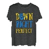 Down Right Perfect Syndrome Awareness Day T21 Ribbon Chromie T-Shirt