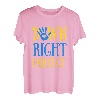 Down Right Perfect Syndrome Awareness Day T21 Ribbon Chromie T-Shirt