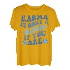 Karma Is Only A Bitch If You Are Trendy Zitat Aesthetic T-Shirt