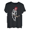 Skelett Eishockey Lazy Halloween Kostüm Lustig Skull Sport T-Shirt
