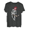 Skelett Eishockey Lazy Halloween Kostüm Lustig Skull Sport T-Shirt