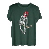 Skelett Eishockey Lazy Halloween Kostüm Lustig Skull Sport T-Shirt