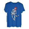 Skelett Eishockey Lazy Halloween Kostüm Lustig Skull Sport T-Shirt
