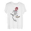 Skelett Eishockey Lazy Halloween Kostüm Lustig Skull Sport T-Shirt