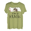 Offizielles Schlafshirt Waschbär Schlafen Chillen T-Shirt