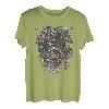 Samurai Warrior Helm Japanese Bushido Knight Dragon T-Shirt