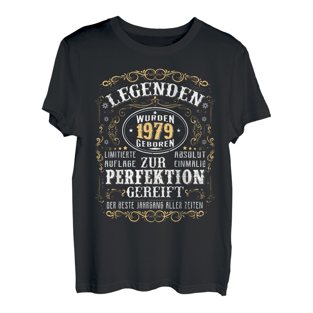 Einzigartige und lustige Geburtstagsshirts für den Jahrgang 1979 Hapfox