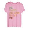 Herren Best Bearded Beer Lovin Dog Dad Shirt Bier Papa Hunde Vater T-Shirt