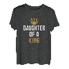 Vater Tochter Partnerlook Daughter Of A King Partner Outfit T-Shirt