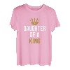 Vater Tochter Partnerlook Daughter Of A King Partner Outfit T-Shirt