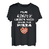 Pizza Vatertag Vater Geschenk Papa Lustig für Damen Herren T-Shirt