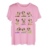 Mops Yoga T-Shirt Lustige Hunde in Yoga Posen Sport Shirt