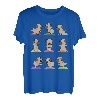 Mops Yoga T-Shirt Lustige Hunde in Yoga Posen Sport Shirt