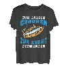 Herren Als Angler geboren zum arbeiten gezwungen lustiges Angel T-Shirt