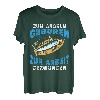Herren Als Angler geboren zum arbeiten gezwungen lustiges Angel T-Shirt