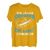 Herren Als Angler geboren zum arbeiten gezwungen lustiges Angel T-Shirt