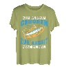Herren Als Angler geboren zum arbeiten gezwungen lustiges Angel T-Shirt
