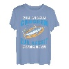 Herren Als Angler geboren zum arbeiten gezwungen lustiges Angel T-Shirt