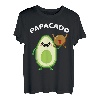 Papacado Avocado Dad für neue Väter oder Väter Ankündigung T-Shirt