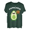 Papacado Avocado Dad für neue Väter oder Väter Ankündigung T-Shirt
