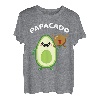 Papacado Avocado Dad für neue Väter oder Väter Ankündigung T-Shirt